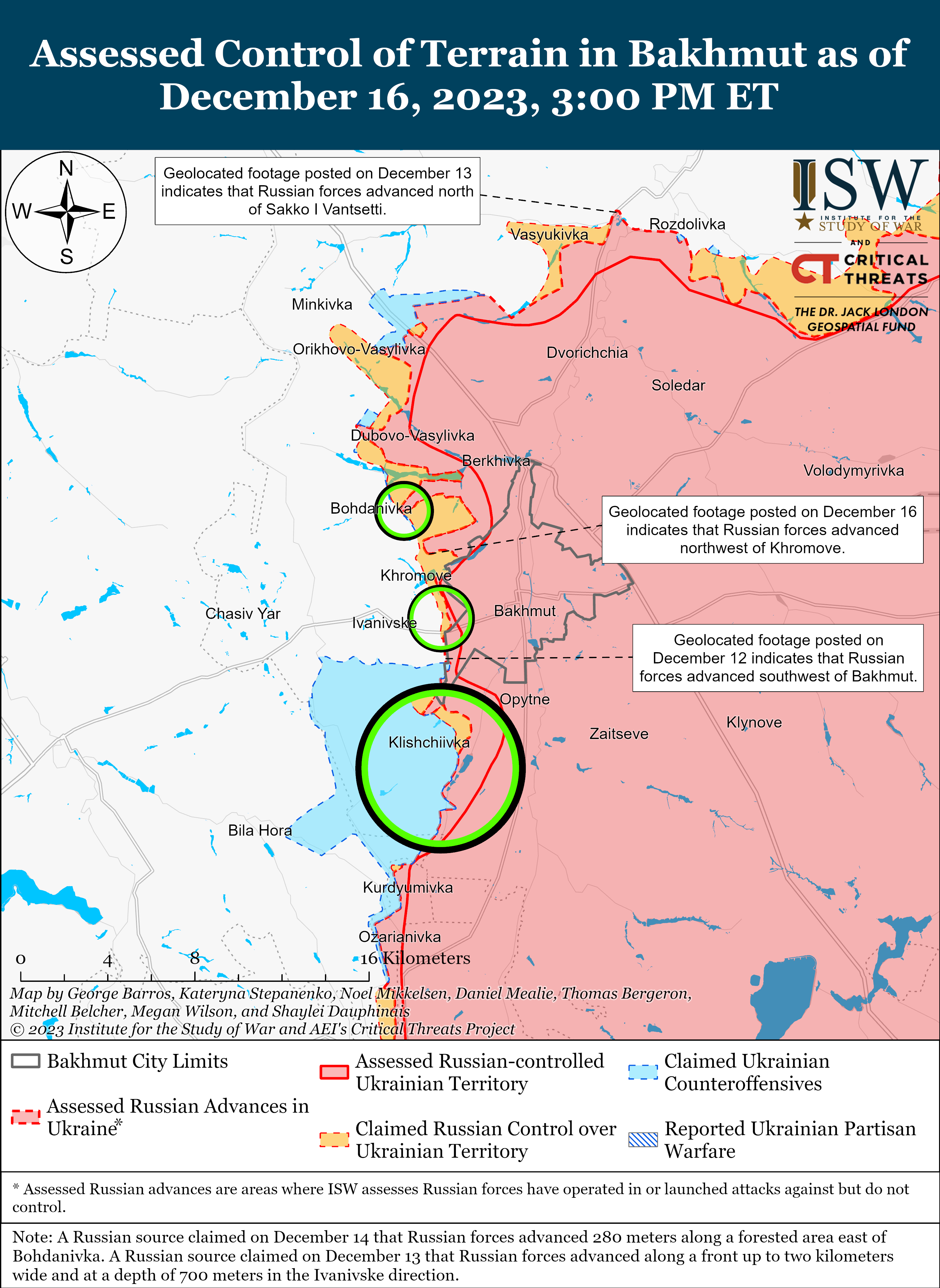 Russian Offensive Campaign Assessment, December 16, 2023 | Institute ...